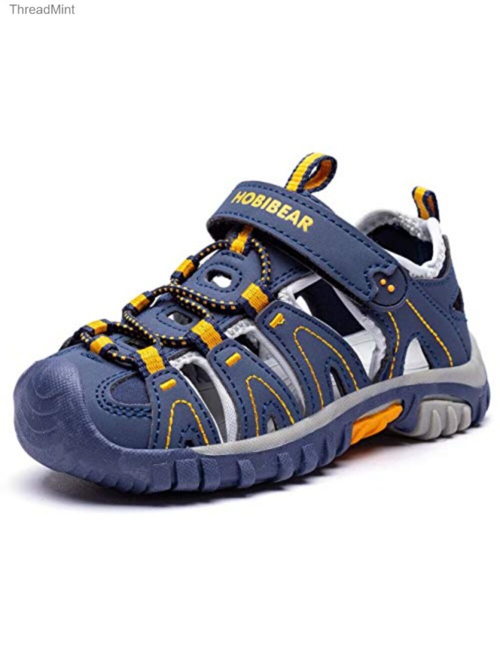 Boys Girls Closed-Toe Water Sandals Athletic Outdoor Hook & Loop